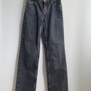 Washed black H&M jeans size 0